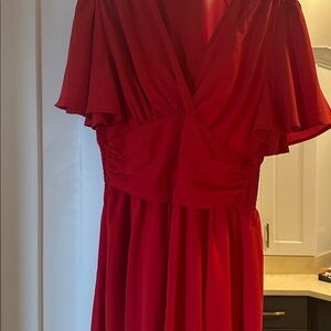 SHEIN Vibrant Red Top